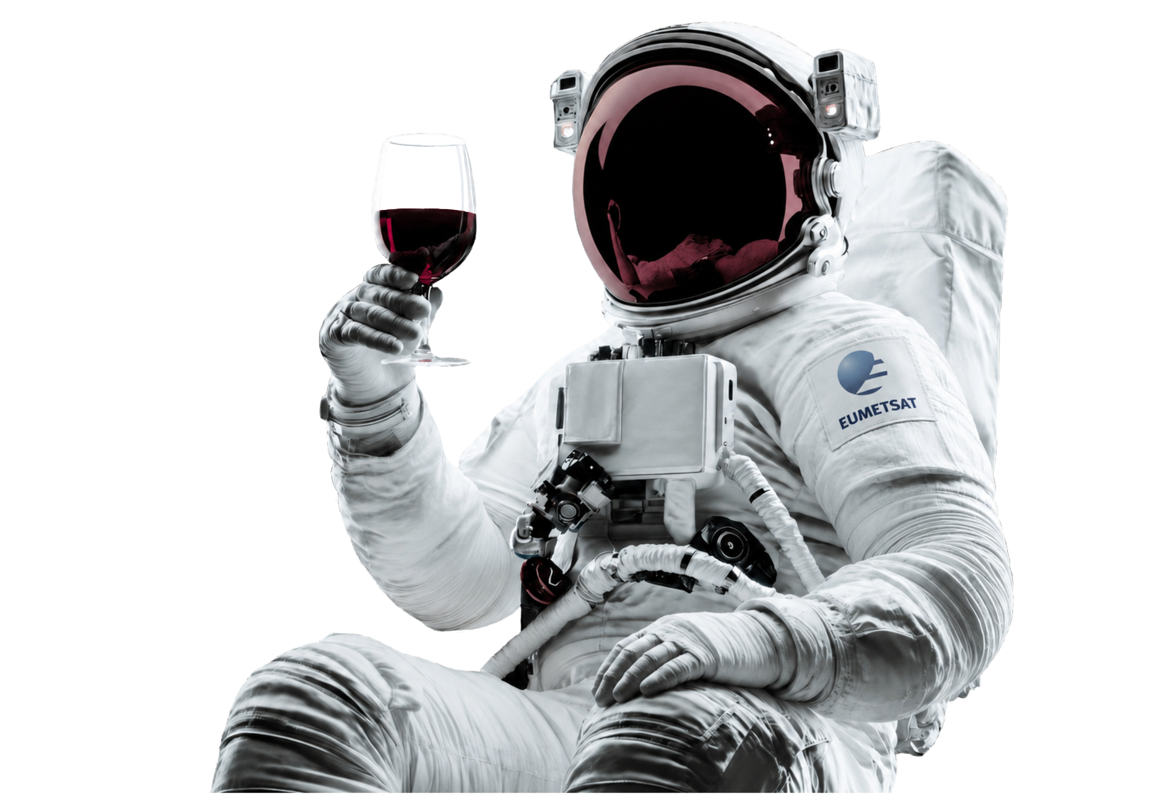 An astronaut — the Wine Club's space-science world